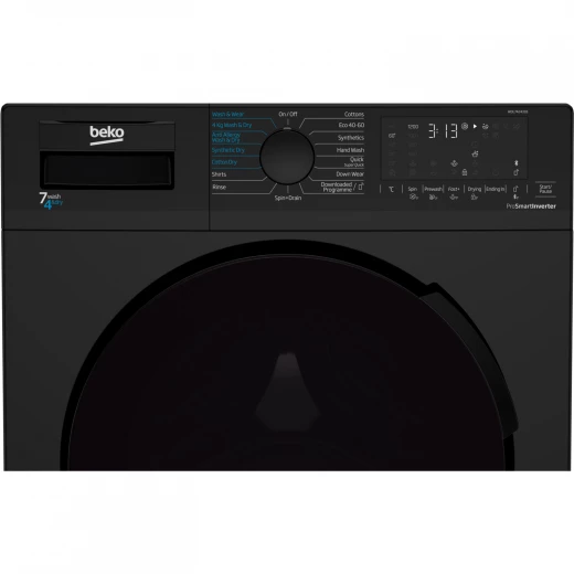 Beko 7kg Wash 4kg Dry Washer Dryer Black Freestanding Quiet 1200rpm BM3WFT412400BS - Beko - Image 6