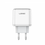 شاحن حائط LDNIO Q1415 USB-C بقوة 45 واط، محول شحن سريع لأجهزة iPhone و iPad وهواتف Android - إل دي إن آي أو