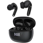 Choetech BH T60 Wireless Earbuds, ENC+ANC, Bluetooth 5.3, Black, Up to 40 Hours Playtime, Fast Charging, IPX4 Water Resistant - Choetech