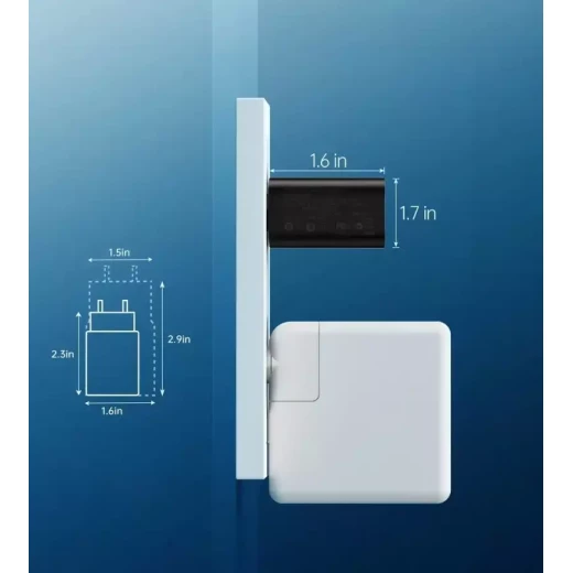 شاحن حائط تشويتك 25W USB C شحن سريع محول طاقة أسود اللون توصيل طاقة 3.0 متوافق مع Samsung Galaxy و iPhone والمزيد من الأجهزة PD6003 - تشويتك - Image 5