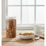 Granola Premium Crispy Freshly Baked with Oats, Healthy Nuts & Black Raisins, Healthy Breakfast | Naturally Sweetened (No Added Sugar) Large Size - Crunchy Jar