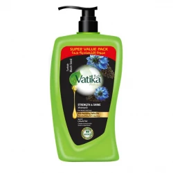 Vatika Naturals Blackseed Shampoo 1000ml, For Shine, Nourishment, and Strength, with Vitamins A, E, F