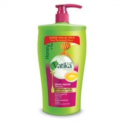 Vatika Repair and Maintain Shampoo with Honey and Egg Extracts for Damaged Hair Nourishing and Strengthening 1000 ml