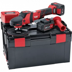 Flex PE 150 18.0 EC Cordless Polisher 18V with 150mm Pad Compatibility and Variable Speed 150 1450 RPM Detailing Machine