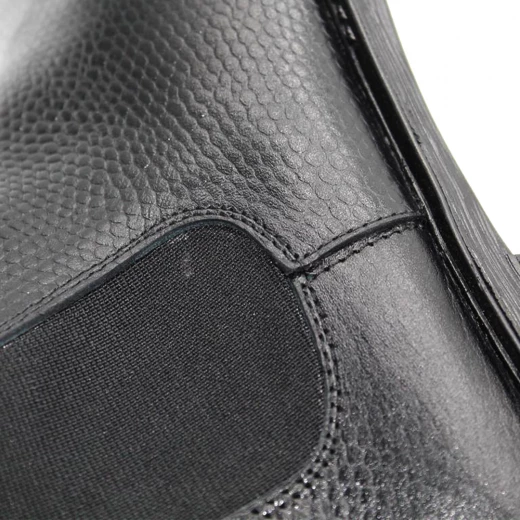 Men's stylish black leather Chelsea boots a slip-on dress boot Classic, sophisticated, and perfect for smart and practical outfits 42 - Shooz - Image 4
