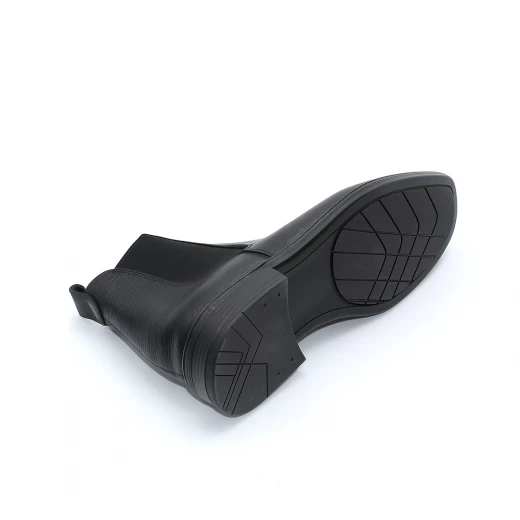 Men's stylish black leather Chelsea boots a slip-on dress boot Classic, sophisticated, and perfect for smart and practical outfits 42 - Shooz - Image 5