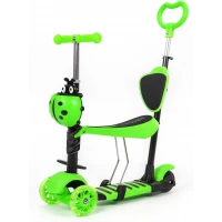 5-in-1 Baby/Toddler Multi-Functional Scooter & Ride-on - Balance and Push Walker Green