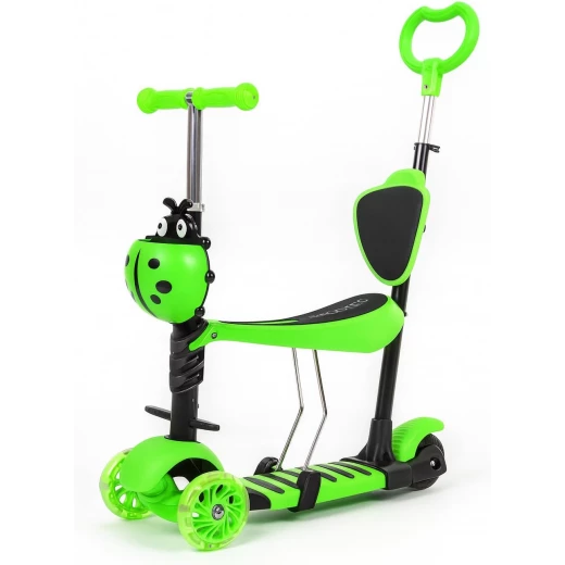 5-in-1 Baby/Toddler Multi-Functional Scooter & Ride-on - Balance and Push Walker Green 5-in-1 Baby/Toddler Multi-Functional Scooter & Ride-on - Balance and Push Walker Green