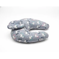 Baby Nursing Pillow Multicolor Design Comfortable Support for Newborns and Infants Ergonomic Shape Easy Cleaning 2 Sizes Available