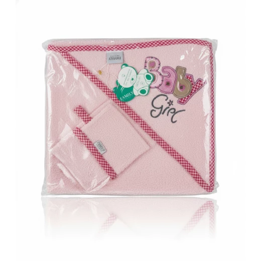 Hooded Baby Bath Towel Set – Soft Absorbent Cotton Terry Towel with Matching Washcloth for Newborns, Infants & Toddlers, Perfect for Home, Bath & Beach Use Hooded Baby Bath Towel Set – Soft Absorbent Cotton Terry Towel with Matching Washcloth for Newborns, Infants & Toddlers, Perfect for Home, Bath & Beach Use
