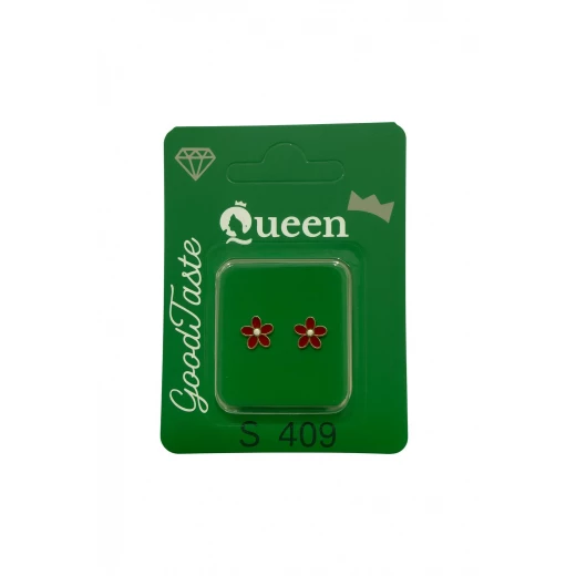 Queen Medical-Grade Stud Earrings – Pair, Hypoallergenic Surgical Steel & Gold-Plated, Secure Queen Medical-Grade Stud Earrings – Pair, Hypoallergenic Surgical Steel & Gold-Plated, Secure
