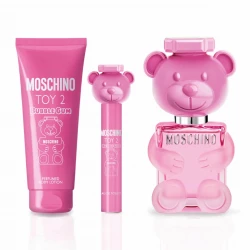 Moschino Toy 2 Bubble Gum Women's Fragrance Set, Eau de Toilette Spray, Body Lotion, and Travel Spray