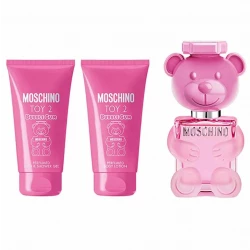 Moschino Toy 2 Bubble Gum Gift Set for Women, Eau de Toilette, Shower Gel, and Body Lotion, 3 Piece Set