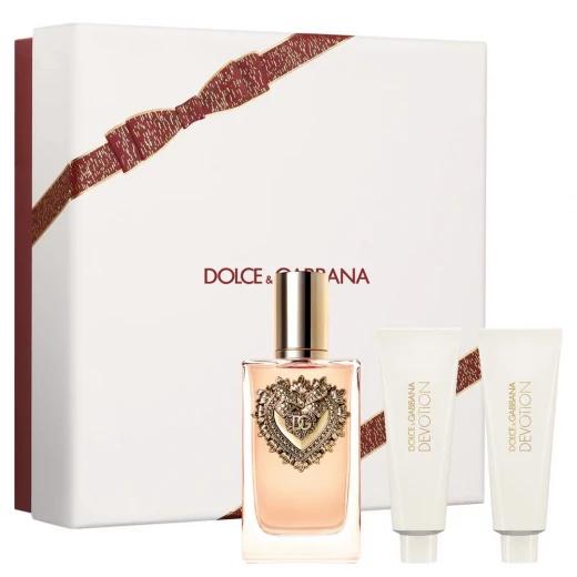 مجموعة عطور دولتشي آند غابانا ديفوشن للنساء، ماء عطر، جل استحمام، لوشن للجسم مجموعة عطور دولتشي آند غابانا ديفوشن للنساء، ماء عطر، جل استحمام، لوشن للجسم
