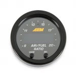 طقم مقياس نسبة الهواء/الوقود AEM X-Series Wideband UEGO، إطار أسود، واجهة سوداء، 2 1/16 بوصة - ايه اي ام