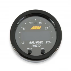 AEM X-Series Wideband UEGO AFR Gauge Kit, Black Bezel, Black Face, 2 1/16 Inch