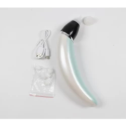 شفاط أنف كهربائي للأطفال، مزود بشاحن USB، منظف أنف كهربائي مزدوج الاستخدام، لإزالة شمع الأذن، ومنظف مخاط الأنف