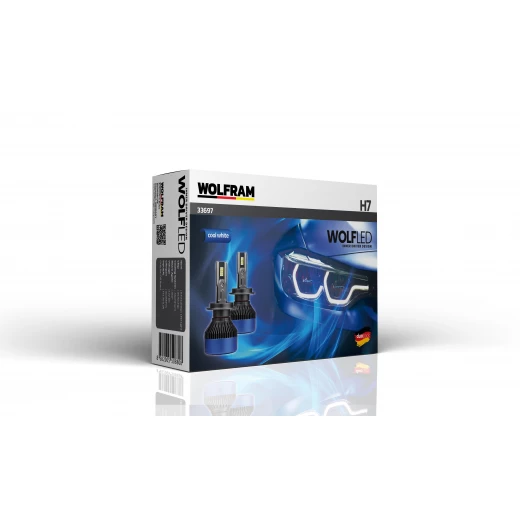 Wolfram H7 LED Xenon Headlight Upgrade: 11000K Pure White Light for Enhanced Visibility and Safer Night Driving. Improves Lighting. Universal Fit. Wolfram H7 LED Xenon Headlight Upgrade: 11000K Pure White Light for Enhanced Visibility and Safer Night Driving. Improves Lighting. Universal Fit.