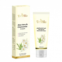 Dr.Hilo Aloe Vera and Chamomile Cream 100ml, Deep Moisturizing for Sensitive Skin