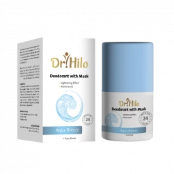 Dr. Hilo Musk Deodorant with Whitening Effect and Fresh Scent 50ml, Aqua Breeze