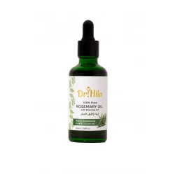 Dr. Hilo Rosemary Hair Oil 50ml, Stimulates scalp circulation, strengthens follicles, promotes hair growth, reduces hair fall, repairs damage, prevents dryness, delays graying