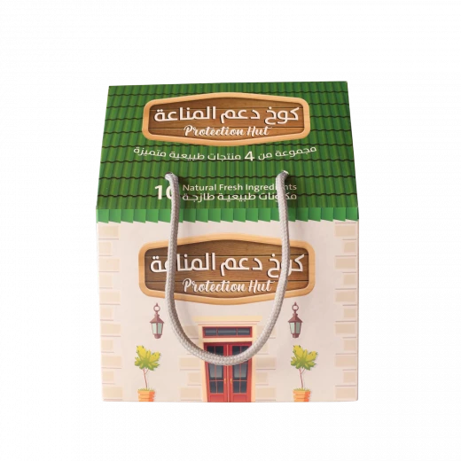 مجموعة الحماية، تتضمن 4 منتجات: عسل لتقوية المناعة 250 غرام، قطرات البروبوليس 35 مل، زيت حبة البركة 50 مل، خل طبيعي من الثوم والتفاح والزنجبيل 100 مل. يدعم المناعة، ويخفف من أعراض الإنفلونزا، ويعزز الطاقة الذهنية والبدنية من مياسم - مياسم - Image 2