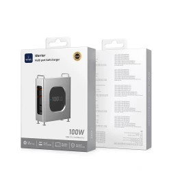 Wiwu Wi-G013 Warrior Series GaN Tech 100W Fast Charging Charger Head Black