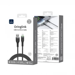 WiWU Wi-C066 Oring Link Series Nylon Braided Cable (12W)