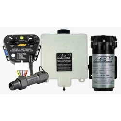 طقم حقن ميثانول وماء AEM V3 30-3300 معزز يعتمد على ضغط التعزيز يتضمن خزان 1.15 جالون لتحسين الأداء والتبريد متوافق مع المحركات المزودة بشاحن توربيني