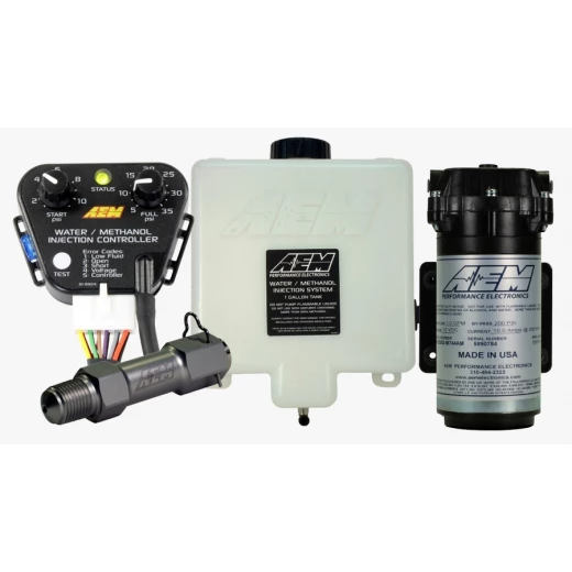 طقم حقن ميثانول وماء AEM V3 30-3300 معزز يعتمد على ضغط التعزيز يتضمن خزان 1.15 جالون لتحسين الأداء والتبريد متوافق مع المحركات المزودة بشاحن توربيني طقم حقن ميثانول وماء AEM V3 30-3300 معزز يعتمد على ضغط التعزيز يتضمن خزان 1.15 جالون لتحسين الأداء والتبريد متوافق مع المحركات المزودة بشاحن توربيني