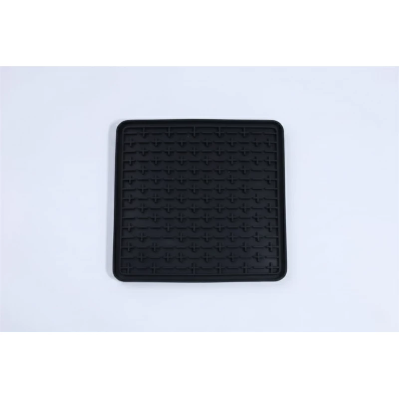 Pet Food Bowl Mat | Waterproof & Non-Slip Silicone | Keeps Floors Clean, Pink - Wimow