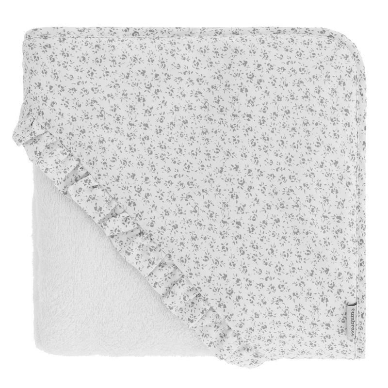 طقم رداء حمام ومريلة للأطفال رمادي ليبرتي 100x100x1 سم ألياف TENCEL من كامبراس - كامبراس