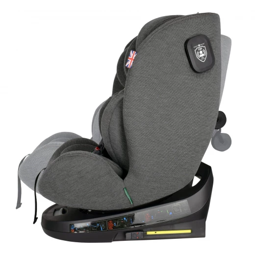 Cozy N Safe Apollo i-Size 360° Car Seat, Rotating, Moon Grey, Birth to 12 Years - Cozy N Safe - Image 5
