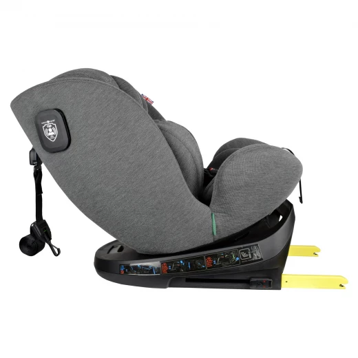 Cozy N Safe Apollo i-Size 360° Car Seat, Rotating, Moon Grey, Birth to 12 Years - Cozy N Safe - Image 2