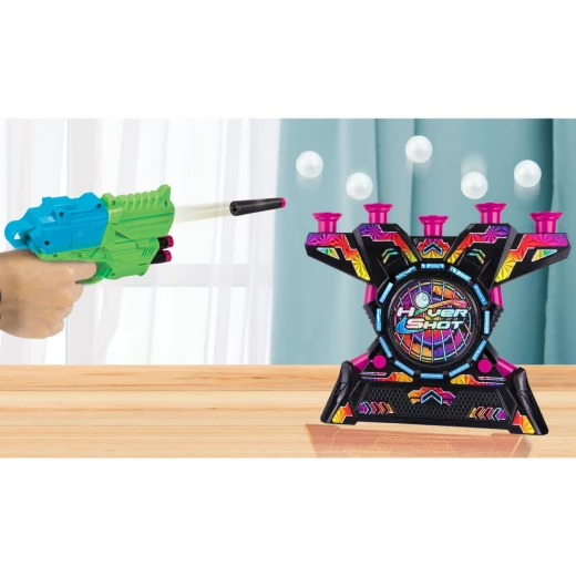 AMBASSADOR Hover Shot Electronic Arcade Game Neon Series for Kids with Glow-in-the-Dark Targets, Precision Blaster & Dual Ball Sizes - Ambassador - Image 4