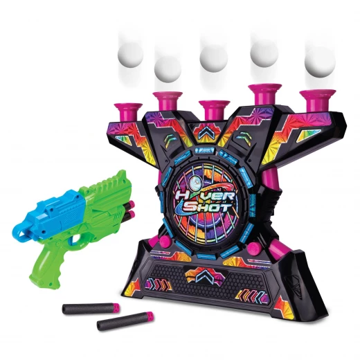AMBASSADOR Hover Shot Electronic Arcade Game Neon Series for Kids with Glow-in-the-Dark Targets, Precision Blaster & Dual Ball Sizes - Ambassador - Image 3