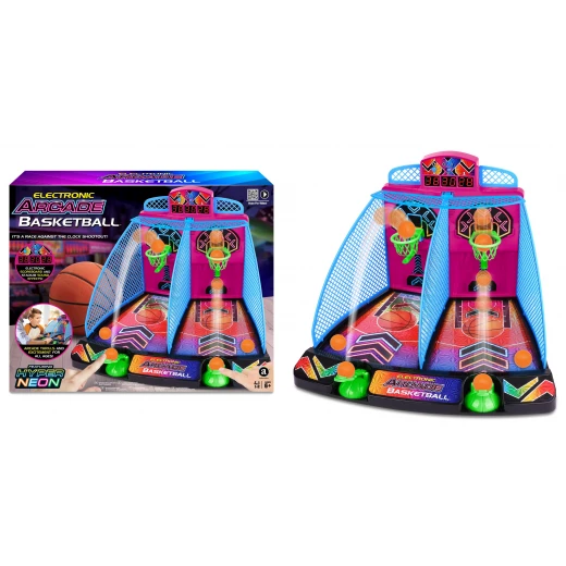 Ambassador Merchant Ambassador Electronic Arcade Basketball Game Neon GPD802N - Ambassador - Image 4