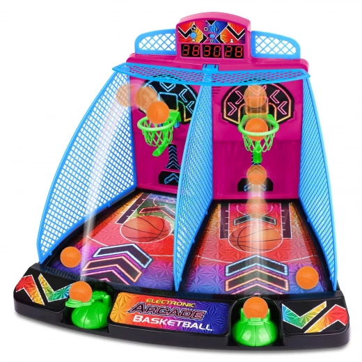Ambassador Merchant Ambassador Electronic Arcade Basketball Game Neon GPD802N - Ambassador - Image 2