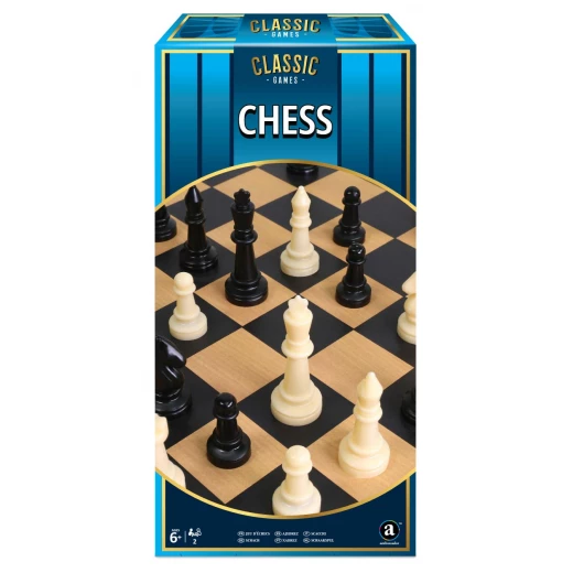 Ambassador Chess Board Game Wooden 36 x 36 cm Set for Kids and Adults - Ambassador - Image 3