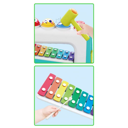 Hola Multifunctional Music Center Baby Toy with Xylophone and Colorful Balls Ages 12-36 month - Hola - Image 5