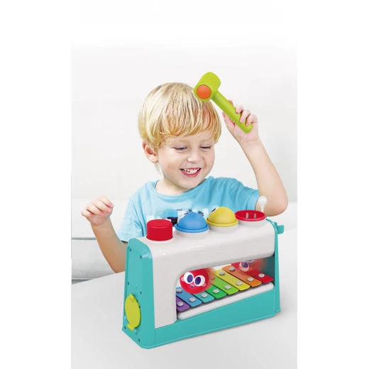 Hola Multifunctional Music Center Baby Toy with Xylophone and Colorful Balls Ages 12-36 month - Hola - Image 6