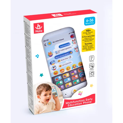 لعبة هاتف هولا 100 أغنية HE067700 لعبة موسيقية للأطفال الصغار 6-36 شهر لعبة هاتف هولا 100 أغنية HE067700 لعبة موسيقية للأطفال الصغار 6-36 شهر