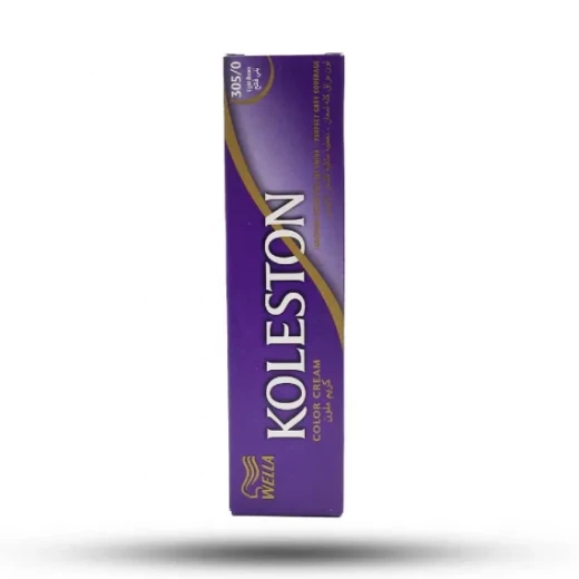 Wella Koleston Hair Color Cream 305/0 Light Brown, Permanent Hair Dye, 100% Grey Coverage, Long-Lasting Natural Color Wella Koleston Hair Color Cream 305/0 Light Brown, Permanent Hair Dye, 100% Grey Coverage, Long-Lasting Natural Color