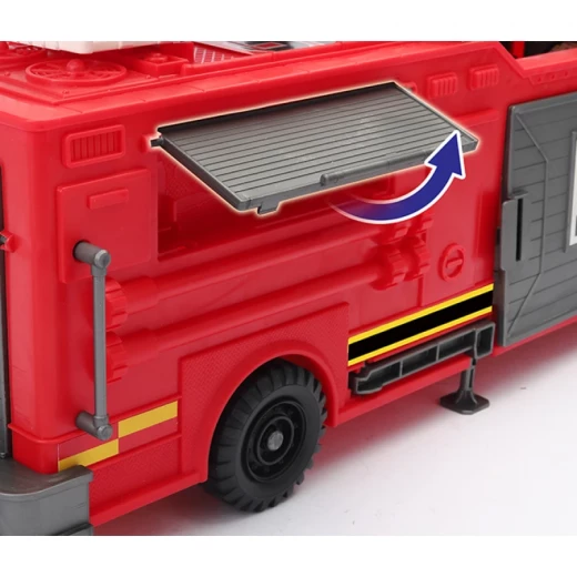 Chap Mei Giant Fire Engine Trailer Playset with Lights and Sound Effects for Kids - Chap Mei - Image 3