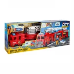 Chap Mei Giant Fire Engine Trailer Playset with Lights and Sound Effects for Kids - Chap Mei