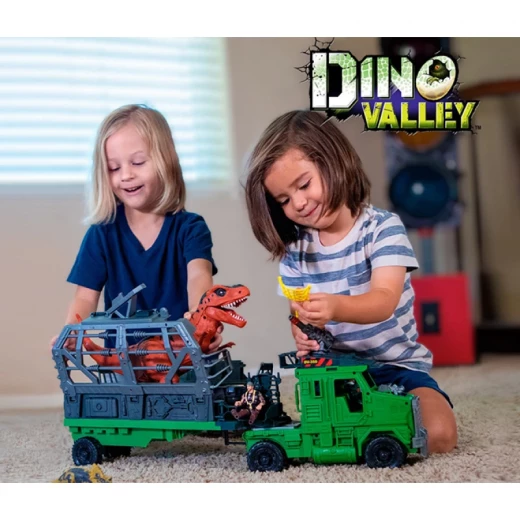 Chap Mei Dino Valley Ultimate Convoy Playset with T-Rex Action Figure and Capture Truck - Chap Mei - Image 8