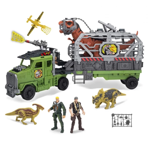 Chap Mei Dino Valley Ultimate Convoy Playset with T-Rex Action Figure and Capture Truck - Chap Mei - Image 9