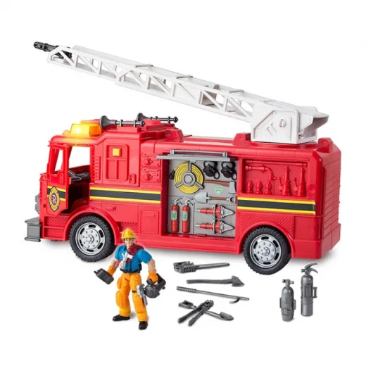 Chap Mei City Mission Fire Engine Playset with Lights and Sounds, 3+ Years - Chap Mei - Image 5