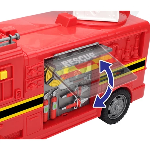 Chap Mei City Mission Fire Engine Playset with Lights and Sounds, 3+ Years - Chap Mei - Image 3