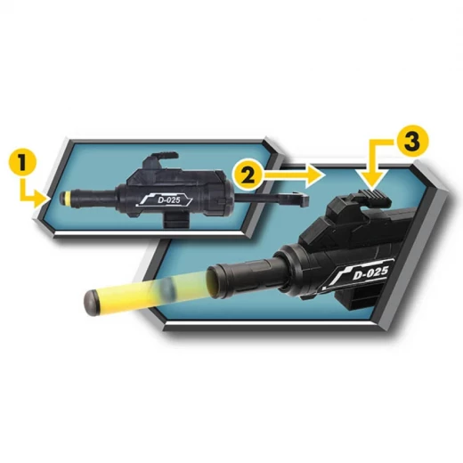 Chap Mei Soldier Force Bunker Buster Assault Playset, Tank with Action Figure, Foam Missiles - Chap Mei - Image 2